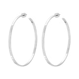 2.5" Hammered Hoops by eklexic