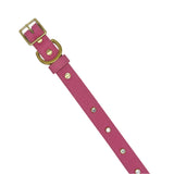 Plain Leather Dog Collar by Bonne et Filou