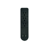 Versatile Multi Outlet AC Plus Fast USB Charger With Surge Protection by VistaShops