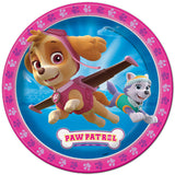 Paw Patrol Plates - Pink [ 8 Per Pack]