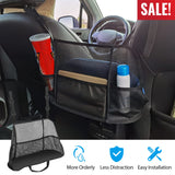 Car Net Pocket Handbag Holder Car Storage Netting Pouch Seat Side Storage Mesh Organizers Bag For Purse Phone Documents Barrier Pets Kids At Backseat