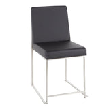 Fuji - Contemporary Modern Elegance High Back Dining Chair (Set of 2) by Couch.com