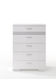 Naima II - High Gloss Chest - White by Couch.com