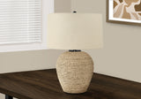 Lighting, Table Lamp, Rattan, Resin, Transitional - Beige by Couch.com