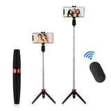 Smile Please Wireless Selfie Stick and Floor Standing Tripod With Remote Control for Any Phone