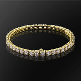 3/4/5mm Tennis Bracelet 14K Gold Plated by Bling Proud | Urban Jewelry Online Store