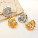 Marino Ocean Conch Shell Like Studs