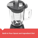 Black & Decker 10-Speed 700W 4-Blade Countertop Glass Jar Blender