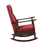 Raina - Rocking Chair - Red / Espresso by Couch.com