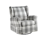 Patli - Glider Chair With Swivel - Gray / White by Couch.com