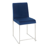 Fuji - Contemporary Modern Elegance High Back Dining Chair (Set of 2) by Couch.com