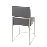 Fuji - Contemporary Modern Elegance High Back Dining Chair (Set of 2) by Couch.com