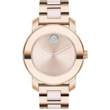 Movado Women's Bold Ceramic Rose gold Dial Watch - 3600799 by Balec Group