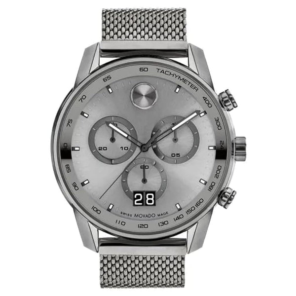 Movado Men's Bold Grey Dial Watch - 3600910 by Balec Group