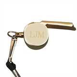 Gold-plated Coach's Whistle with Lanyard by Creative Gifts