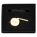 Gold-plated Coach's Whistle with Lanyard by Creative Gifts