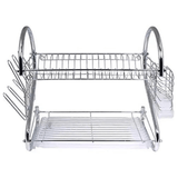 Better Chef 22" 2-Level Chrome-Plated S-Shaped Dish Rack