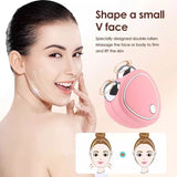 Hearty Glow USB Portable Heart-Shaped Double Roller Face Sculpting Tool