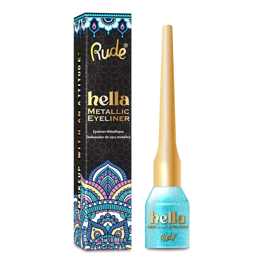 RUDE Hella Metallic Eyeliner - Aquamarine