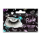 RUDE Essential Faux Mink 3D Lashes - Heavenly