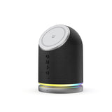 Mood-Enhancing Wireless Charging Bluetooth Speaker With RGB Lights & Stereo Sound