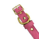 Plain Leather Dog Collar by Bonne et Filou