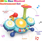 Contixo Musical Drum Toy Set for Babies, Learn Toy Age 2-8 Years by Contixo
