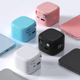 Speedy Retractable Cord 3 in 1 Fast Charger for Phones and Tablets.