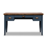 Nantucket - Writing Desk - Blue Denim, Whiskey by Couch.com