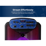 Emerson Portable Bluetooth 12" Party Speaker with Flame Lighting