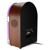 Victor Broadway II Desktop CD Jukebox with Multi-Color LED Lighting and FM Radio