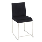 Fuji - Contemporary Modern Elegance High Back Dining Chair (Set of 2) by Couch.com