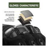JupiterGear Tactical Military Airsoft Gloves for Outdoor Sports, Paintball, and Motorcycling with Touchscreen Fingertip Capability