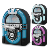 Victor BLVD Mini Bluetooth Jukebox with Multicolor LED Lighting