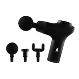 Ultimate Relaxation Bundle: Heated Chair Mat, Rechargeable Rolling Massager, and 3-Speed Massage Gun