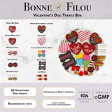 Love My Dog Themed Treats Box by Bonne et Filou