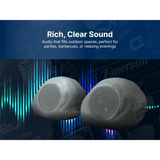 Emerson 1-Pair Mini Pebbles Duo Bluetooth Outdoor Speakers