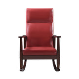 Raina - Rocking Chair - Red / Espresso by Couch.com