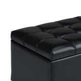 Sienna - Upholstered Storage Ottoman Bench by Couch.com
