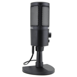 Emerson USB Gaming & Streaming Microphone with RGB Lighting with Tap-to-Mute
