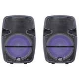 Naxa Dual 15" Bluetooth TWS Party Speakers - Refurbished