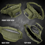 XGear Tactical Hunting Fanny Pack with USA Flag Patch