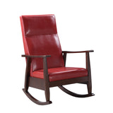Raina - Rocking Chair - Red / Espresso by Couch.com
