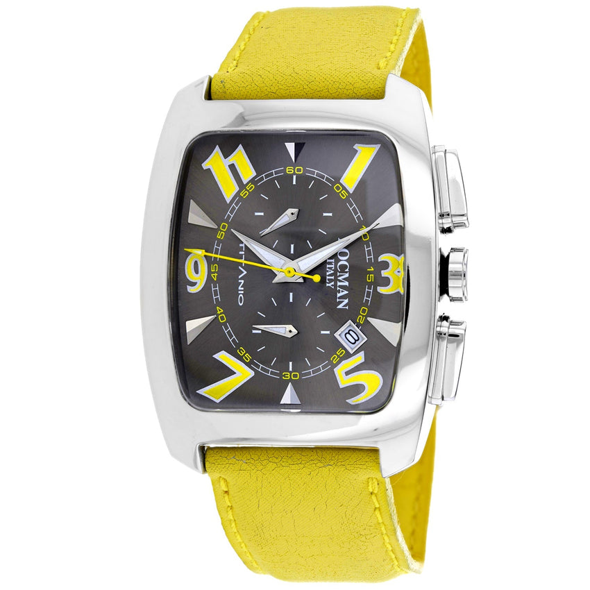 Locman Men's Classic Grey Dial Watch - 484GRNYL by Balec Group
