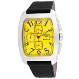 Locman Men's Classic Yellow Dial Watch - 487YBK by Balec Group