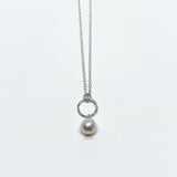 Mermaid Pearl Drop Charm Necklace by Jennifer Cervelli Jewelry