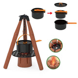 Contixo Kids Camping Table Playset - 17" Foldable Case, Outdoor Pretend Play Toy by Contixo