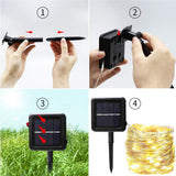 Mini Fiery 100 Lights Shine Like Firebugs With Solar Power 2/ Pak by VistaShops