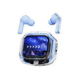 Clear Sound Glassy Screen Futuristic Wireless Bluetooth Headphones
