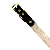 Plain Leather Dog Collar by Bonne et Filou